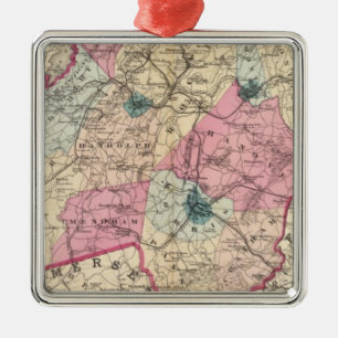 Morris County, NJ Metal Ornament