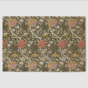 Morris Cray Vintage Blossom Floral Design Green Fiber Doormat