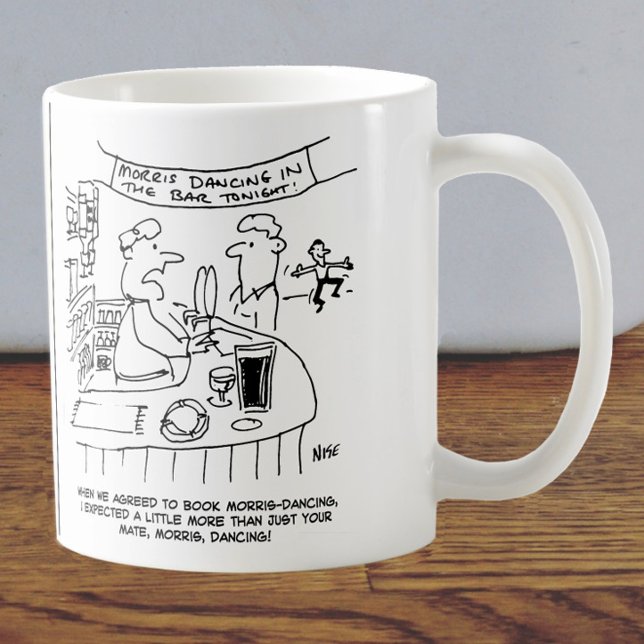 Morris Dancing in Pub. Traditional Morris Dancing Coffee Mug (Creator Uploaded)