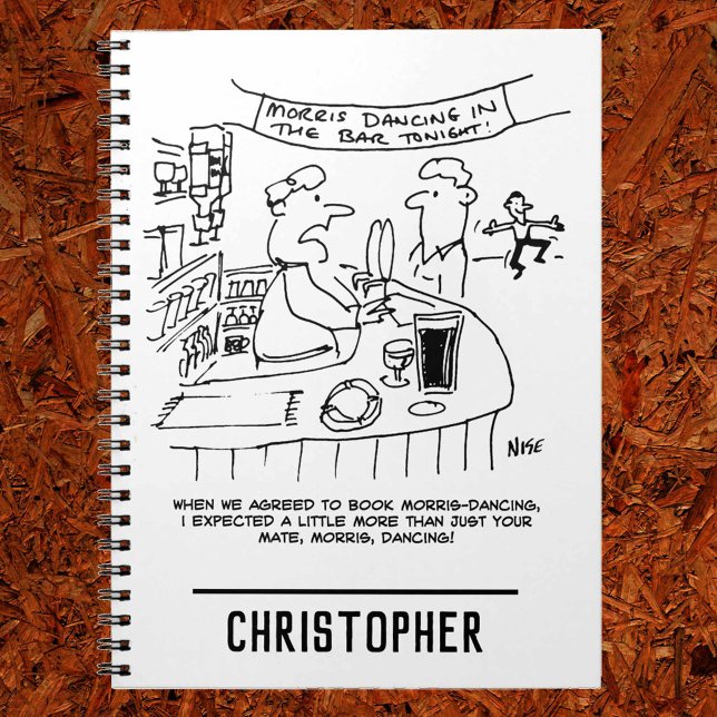 Morris Dancing in Pub. Traditional Morris Dancing Notebook (Creator Uploaded)