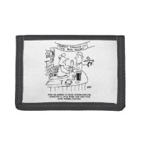 Morris Dancing in Pub. Traditional Morris Dancing Trifold Wallet