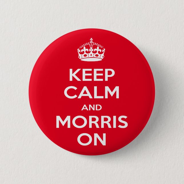Morris Dancing Pinback Button (Front)