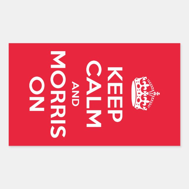 Morris Dancing Rectangular Sticker (Front)