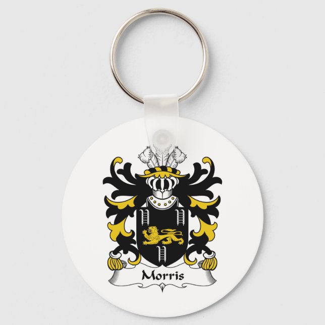 Morris Family Crest Keychain (Front)