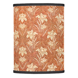 Morris - Golden Background Vintage Flower Pattern Lamp Shade