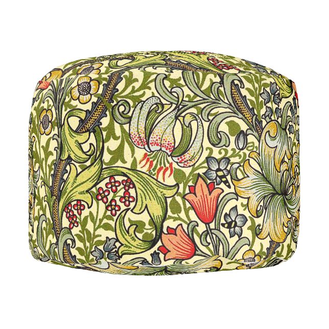 Morris Golden Lily Pattern Ottoman (Right)