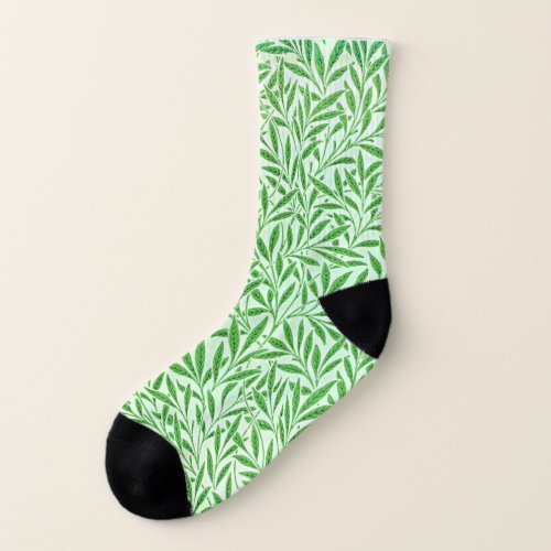 Morris _ Green Willow Bough Socks