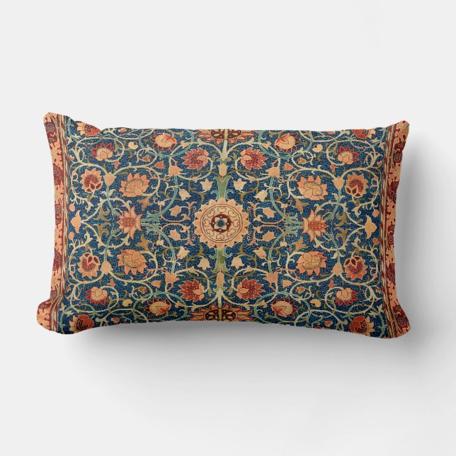 Morris - Holland Park, vintage design, Lumbar Pillow (Front)