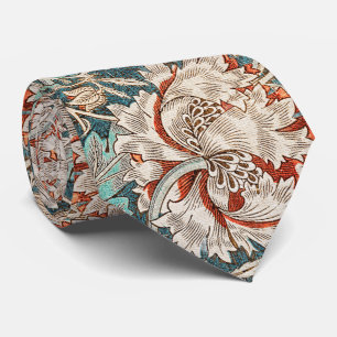 Morris Honeysuckle – Burnt Botanical Neck Tie