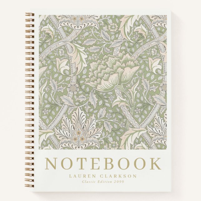 Morris Inspired Botanical Notebook (Front)