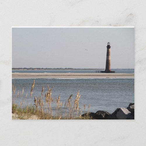 Morris Island LighthouseFolly Beach Charleston Postcard
