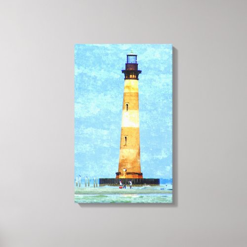 Morris Island Lighthouse Oil on Canvas