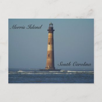Morris Island Lighthouse Postcard by forgetmenotphotos at Zazzle