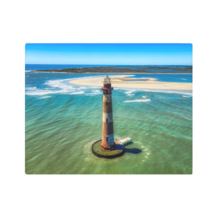 Morris Island Lighthouse (South Carolina)  Metal Print