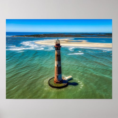 Morris Island Lighthouse South Carolina Poster
