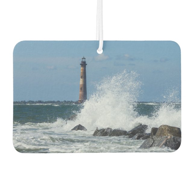 Morris Island Lighthouse Splash Air Freshener (Front)