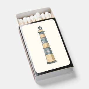 Morris Island Lighthouse Wedding Favors  Matchboxes