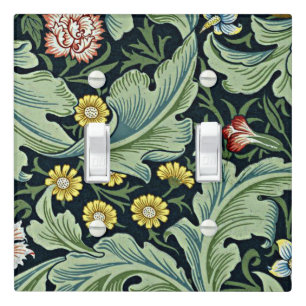 Morris - Leicester, vintage pattern Light Switch Cover