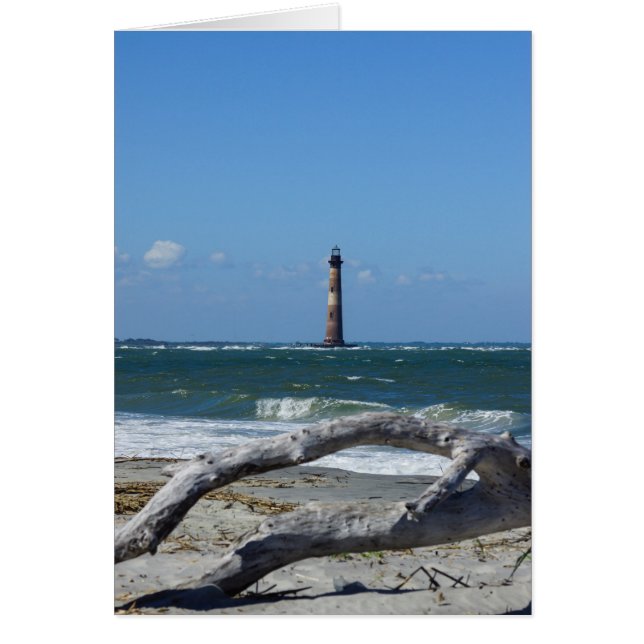 Morris Lighthouse And Tree Remains Cards (Front)