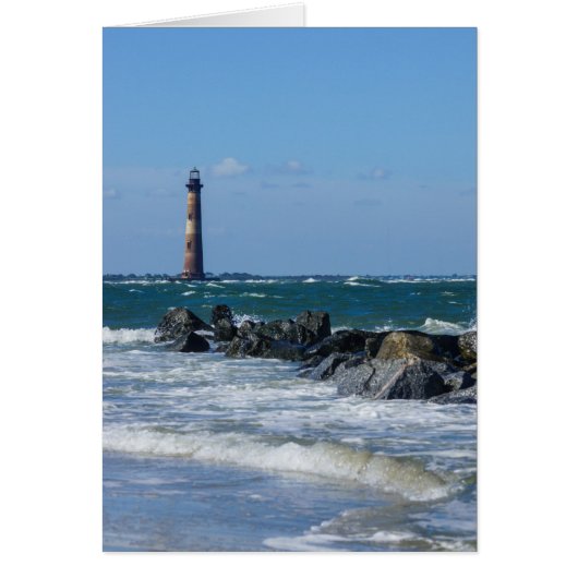 Morris Lighthouse Folly Beach Cards (Front)