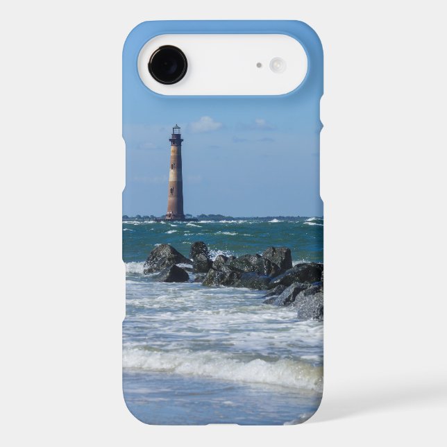 Morris Lighthouse Folly Beach Case-Mate iPhone Case (Back)