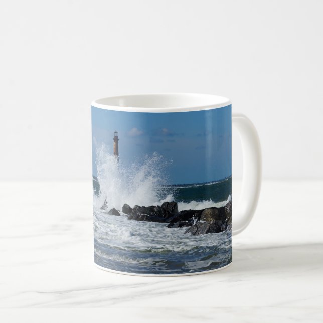 Morris Lighthouse Splash Coffee Mug (Front Right)