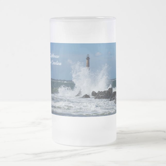 Morris Lighthouse Splash Frosted Mug (Center)