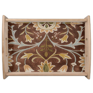 Morris Little Flower Art Nouveau Detail Serving Tray