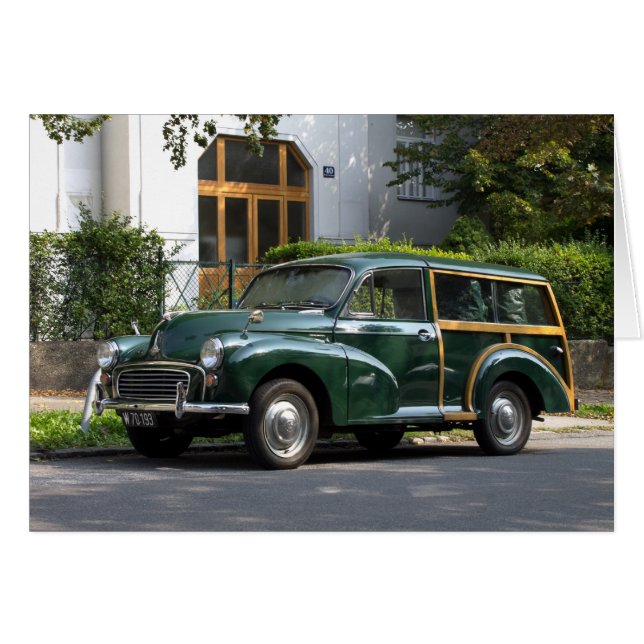 Morris Minor 1000 Traveler Cards (Front Horizontal)
