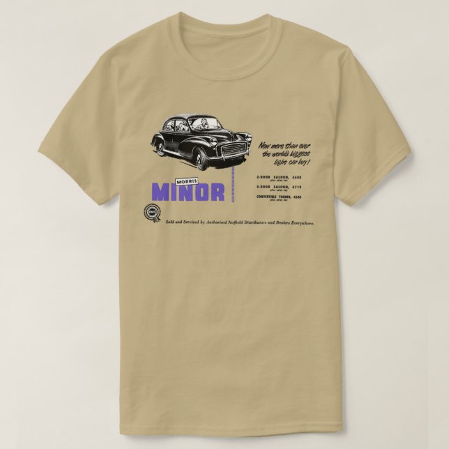 MORRIS MINOR 1  T-Shirt (Design Front)