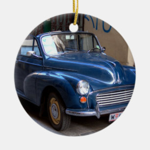 Morris Minor Convertible Tourer Ceramic Ornament