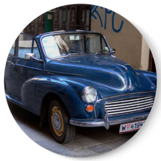 Morris Minor Convertible Tourer Pinback Button