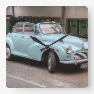Morris Minor Convertible Tourer Square Wall Clock