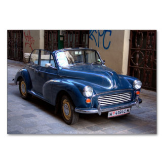 Morris Minor Convertible Tourer Table Number
