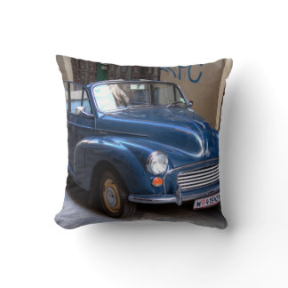 Morris Minor Convertible Tourer Throw Pillow