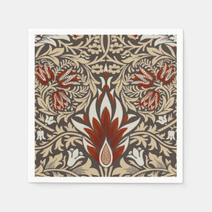 Morris Snakeshead Floral Classic Earth Tones Napkins