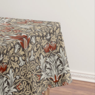Morris Snakeshead Floral Classic Earth Tones Tablecloth