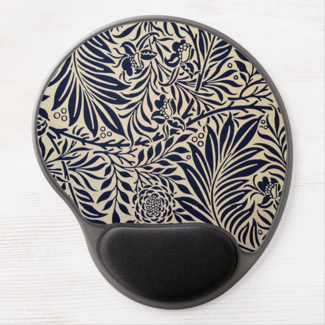Morris - Spray - Navy Blue Gel Mouse Pad (Front)