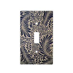 Morris - Spray - Navy Blue Light Switch Cover