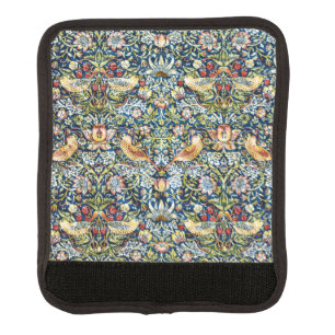Morris - Strawberry Thief Bird & Floral Pattern Luggage Handle Wrap