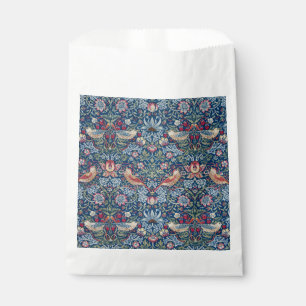 Morris Strawberry Thief Classic Indigo Blue Fine Favor Bag