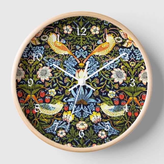 Morris - Strawberry Thief, Clock (Front)