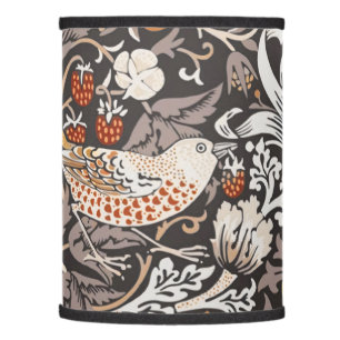 Morris Strawberry Thief Floral Pattern Earth Tones Lamp Shade