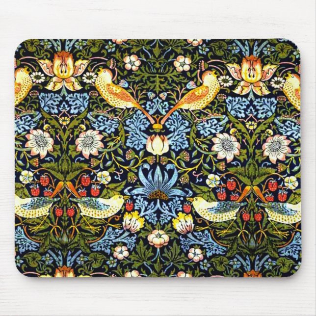 Morris - Strawberry Thief Mouse Pad (Front)