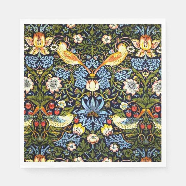 Morris - Strawberry Thief Napkins (Front)
