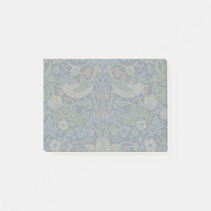 Morris Strawberry Thief Navy Blue Vintage Fine Art Post-it Notes