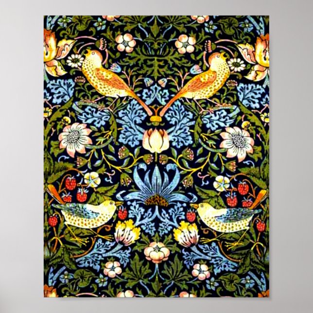 Morris - Strawberry Thief Poster (Front)