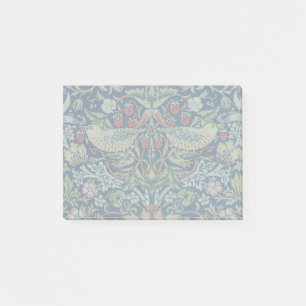 Morris Strawberry Thief Yellow Ivory Slate Blue Post-it Notes