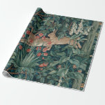 Morris Tapestry Forest Rabbits Wrapping Paper