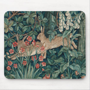 Morris Tapestry Rabbits Mouse Pad